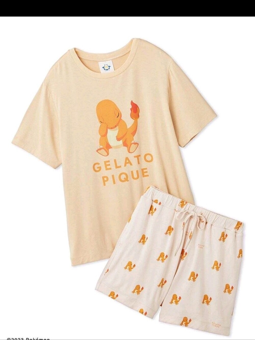 Gelato Pique Charmander Pokemon PJ Set NEW One Size